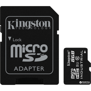 Kingston MicroSDHC 8GB Class 10 UHS-I + SD адаптер (SDCIT/8GB) в Днепре