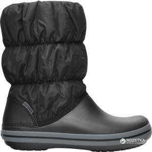 Дутики Crocs Jibbitz Winter Puff Boot 14614-070-W10 41-42 26.3 см Чорні (883503941168) краща модель в Дніпрі