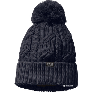 Шапка Jack Wolfskin Stormlock Pompom Beanie 1905091-1010 (4055001262502) надежный