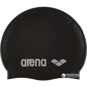Шапочка для плавання Arena Classic Silicone 91662-55 Black (3468333887410) ТОП в Дніпрі