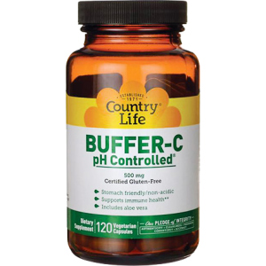 Витамины Country Life Buffer-C Ph Controlled 120 капсул (015794070856)