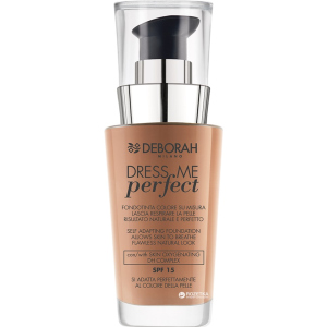 Тональна основа Deborah Dress me Perfect SPF 15 № 04 30 мл (8009518230147) ТОП в Дніпрі