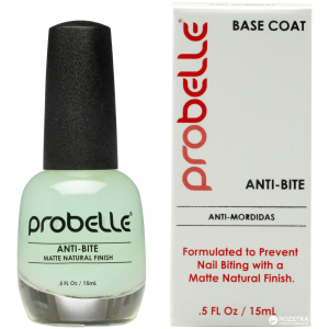 Лак против обгрызания ногтей Probelle Anti Bite Base Coat 15 мл (857188005415) ТОП в Днепре