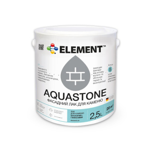 Фасадный лак Aquastone для камня "ELEMENT" 2.5 л в Днепре