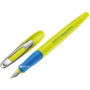 Ручка перова для правши Herlitz My.Pen Lemon-Blue Синя Лимонний корпус (10999779) в Дніпрі