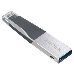 Sandisk iXpand Mini 64 Gb, USB 3.0/Lightning для Apple (SDIX40N-064G-GN6NN) краща модель в Дніпрі