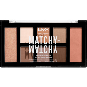 Палетка теней для век и пудр для лица NYX Professional Makeup Matchy Matchy 01 Taupe 14.8 г (800897197544) в Днепре