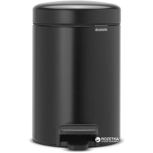 Відро для сміття Brabantia Pedal Bin 3 л Matt Black (113321) рейтинг