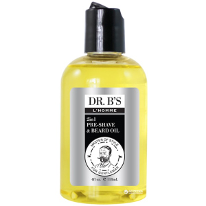хороша модель Олія для гоління та бороди Dr. B's L'Homme Man Care Pre-Shave Oil 118 мл (755439352885)