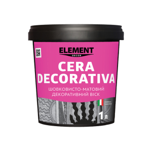 Декоративний віск CERA DECORATIVA ELEMENT DECOR 1 л ТОП в Дніпрі