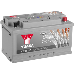 Автомобильный аккумулятор Yuasa 12V 85Ah Silver High Performance Battery YBX5110 (0) (YBX5110)