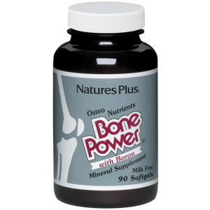 Мінерали Natures Plus Кальцій з Бором для Міцних Кісток Bone Power 90 желатинових капсул (97467033412) надійний