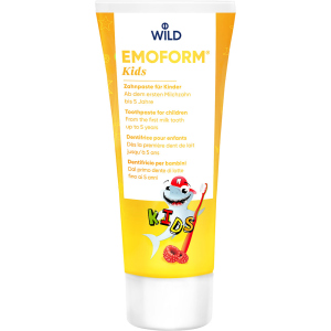 Дитяча зубна паста Dr. Wild Emoform Kids 75 мл (7611841701723) в Дніпрі