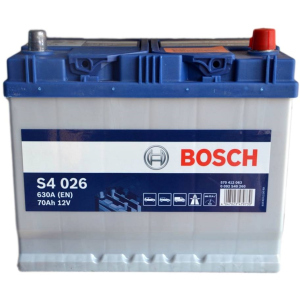 Автомобільний акумулятор Bosch 70Аh (-/+) ASIA Євро S4026 (630EN) (0 092 S40 260) в Дніпрі