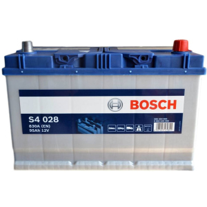 Автомобільний акумулятор Bosch 95Аh (-/+) ASIA Євро S4028 (830EN) (0 092 S40 280) в Дніпрі