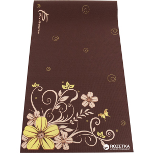 Дизайнерський килимок для йоги ProSource Floret Yoga Mat 5 мм 183х61х0.5 см (PS-1921) надійний