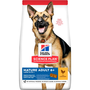 купить Сухой корм для собак крупных пород старше 6 лет Hill's Science Plan Mature Adult Large Breed с курицей - 14 кг (604371) (52742025926)