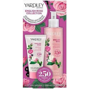 Набір для жінок Yardley English Rose Hand Wash and Hand Cream 50 мл + 250 мл (5056179301900) краща модель в Дніпрі