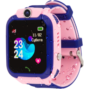 Смарт-годинник Atrix Smart Watch iQ1500 Aquatic Cam GPS Pink (iQ1500 Pink) ТОП в Дніпрі