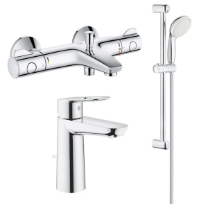 Набір змішувачів Grohe Grohtherm 800 + BauLoop 34550TM ТОП в Дніпрі