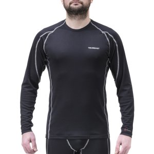 Футболка з довгим рукавом Fahrenheit Polartec Power Dry FAPDOR01001XXXL XXXL Чорна (92401007) краща модель в Дніпрі