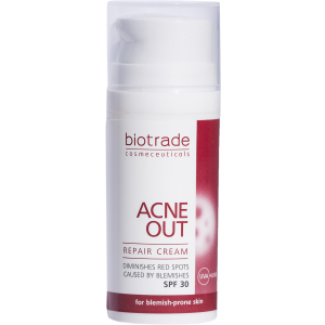 Відновлюючий крем Biotrade Acne Out SPF 30 30 г (3800221840761) краща модель в Дніпрі