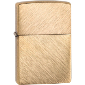 Запальничка Zippo 29830 Herringbone Sweep Brass Золотиста (Zippo 29830) ТОП в Дніпрі