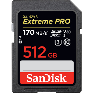 SanDisk SDXC Extreme Pro 512GB C10 UHS-I U3 (SDSDXXY-512G-GN4IN)