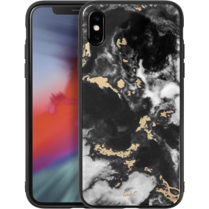 Панель Laut Mineral Glass для Apple iPhone Xs Max Black (LAUT_IP18-L_MG_MB) ТОП в Дніпрі