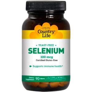 купити Натуральна добавка Country Life Selenium (Селен) 100 мкг 180 таблеток (015794028765)