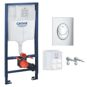 Інсталяція GROHE Rapid SL 3 в 1 39503000 з панеллю змиву Skate Air S 37965000 хром ТОП в Дніпрі