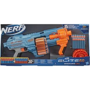 Бластер Hasbro Nerf Elite 2.0 Шоквейв (E9527) краща модель в Дніпрі