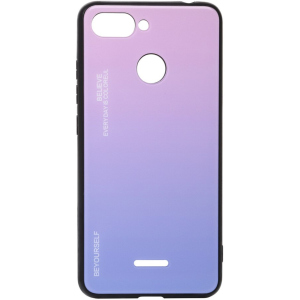 Панель BeCover Gradient Glass для Xiaomi Redmi 6/6A Pink-Purple краща модель в Дніпрі