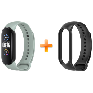 Xiaomi Mi Band 5 MiJobs Dual Color Water Green/Black (MJ5-DSS017WGB) в Дніпрі