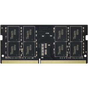 Оперативна пам'ять Team Elite SODIMM DDR4-3200 8192MB PC4-25600 (TED48G3200C22-S01) краща модель в Дніпрі