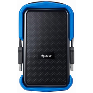 Зовнішній жорсткий диск Apacer USB 2TB AC631 Black/Blue (AP2TBAC631U-1) в Дніпрі