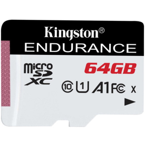 Kingston microSDXC 64GB High Endurance Class 10 UHS-I U1 A1 (SDCE/64GB) в Дніпрі