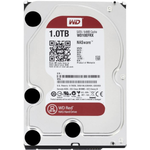 Накопичувач HDD SATA 1.0TB WD Red 5400rpm 64MB (WD10EFRX) надійний