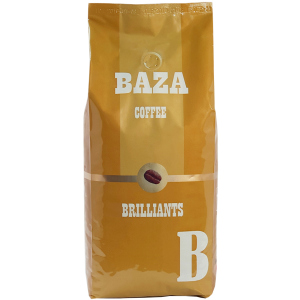 Кава в зернах Baza Coffee Brilliants "B" 100% Арабіка 1 кг (4820215240017) в Дніпрі