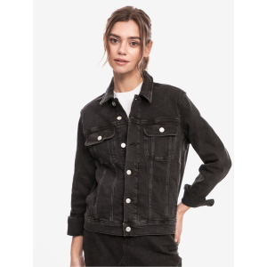 Джинсовая куртка Calvin Klein Jeans Regular 90'S Denim Jacket J20J215927-1BY S Denim Black (8719853763599) лучшая модель в Днепре