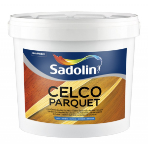 Водорозчинний лак для підлоги з гарною зносостійкістю Sadolin Celco Floor Aqua (Celco Parquet) Матовий Безбарвний 5 л в Дніпрі