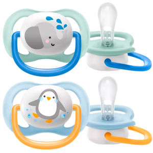 Пустушка ортодонтична Philips Avent Ultra Air Animal для хлопчиків 0-6 місяців (8710103949336) в Дніпрі