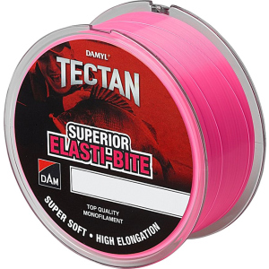 Лісочка DAM Damyl Tectan Superior Elasti-Bite 300 м 0.45 мм 13.5 кг Рожева (66210) краща модель в Дніпрі