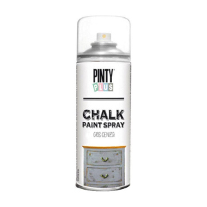 Фарба-аерозоль на водній основі PINTYPLUS Chalk-finish 400мл сірий (8429576231809)