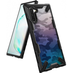 Панель Ringke Fusion X Design для Samsung Galaxy Note 10 Camo Black лучшая модель в Днепре