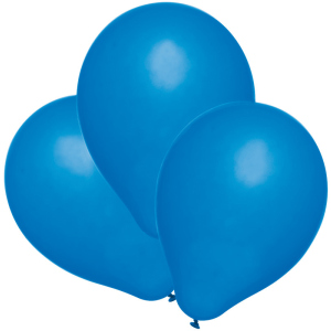 Набір Повітряні кульки Susy Card Сині 20 см 100 шт (40011424) ТОП в Дніпрі