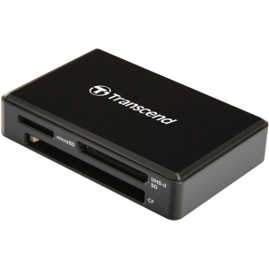 Кардридер Transcend TS-RDF9K2 USB3.1 Gen1 All-in-1 Multi Card Reader UHS-II SD/microSD/CF надійний