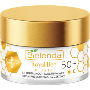 Крем для обличчя Bielenda Royal Bee Ефект, що зміцнює з ліфтингом 50+ 50 мл (5902169045470)