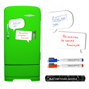 Магнітна дошка на холодильник маркерна Pasportu Чат (2000992395175) краща модель в Дніпрі