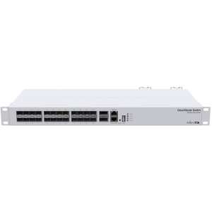 Коммутатор MikroTik CRS326-24S+2Q+RM SFP+/QSFP+ (CRS326-24S+2Q+RM) лучшая модель в Днепре